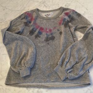 Velour tie dye sweatshirt- so soft!